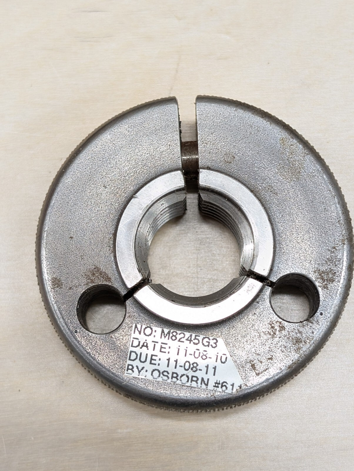 OSBORN UK DIE M20x2.5 Threading NOS M8245G3 18.334 13592 13593 60GJ45 60GJ44 B