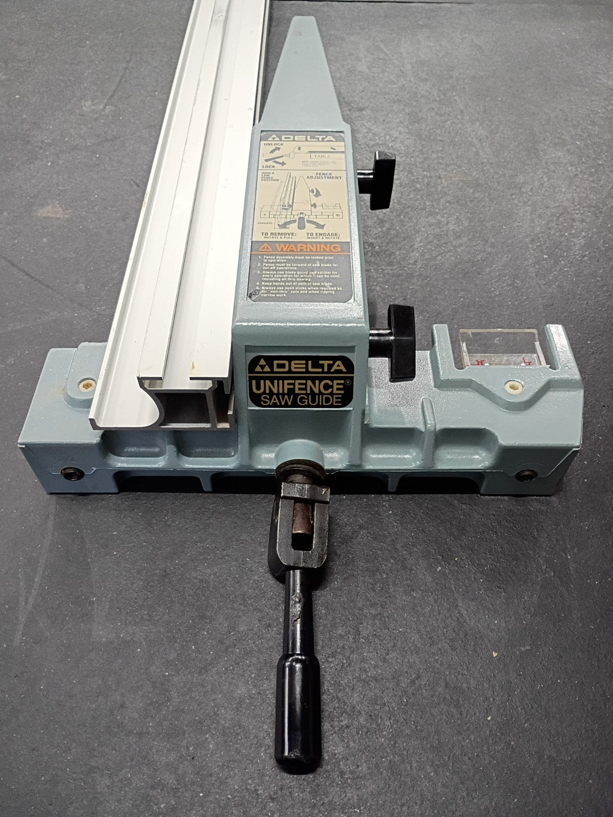 Delta Unifence Rip Fence Guide for Table Saw 34-441 & Unisaw JET Craftsman