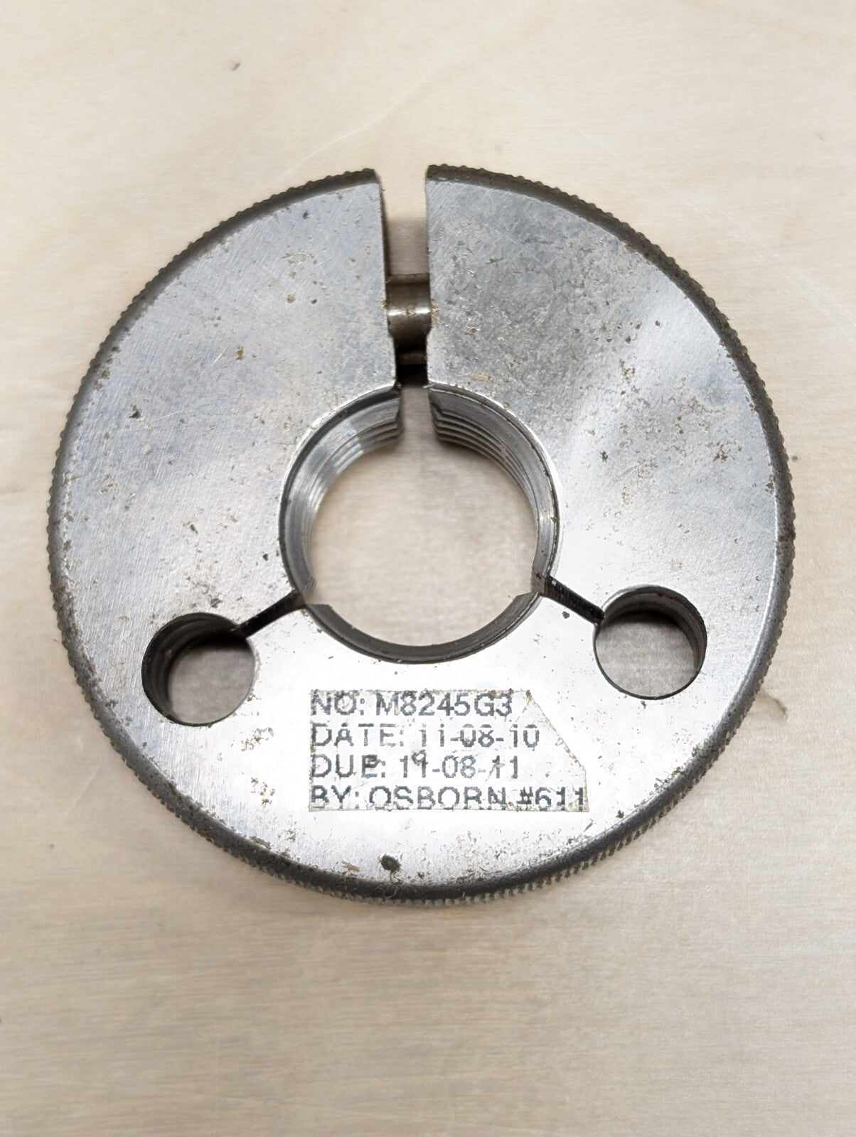 OSBORN UK DIE M20x2.5 Threading NOS M8245G3 13592 13593 60GJ45 60GJ44 A 18.164