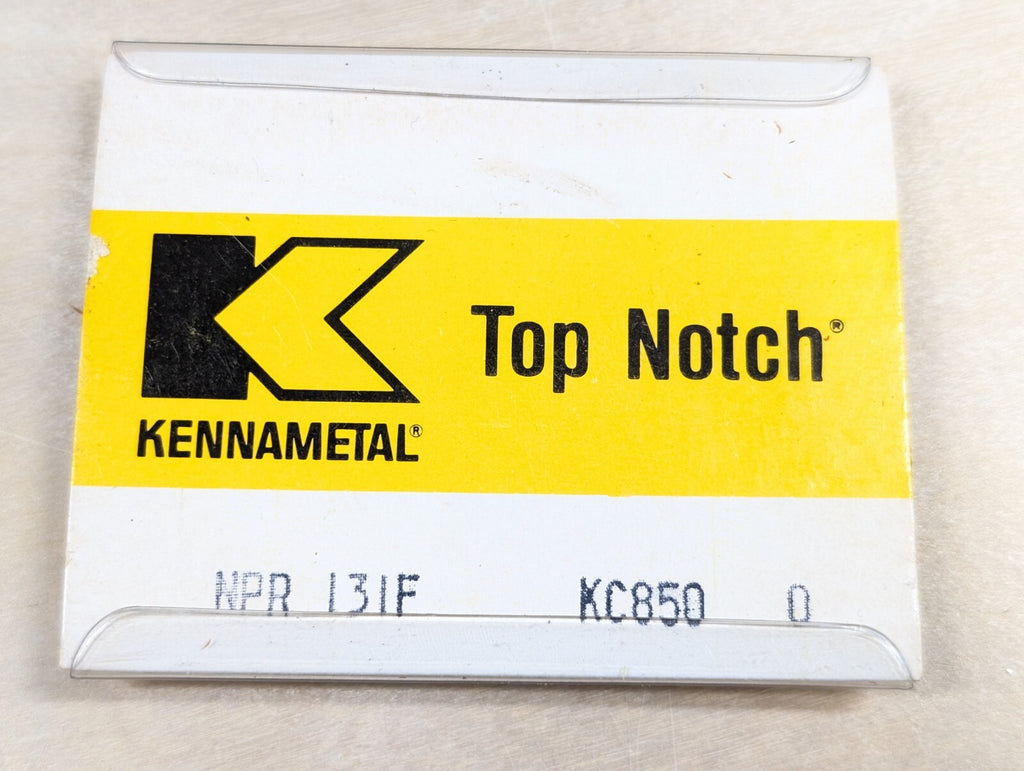 5 Kennametal 1163381 NPR 131F  NPR131F Top Notch KC850 NOS Carbide Inserts 