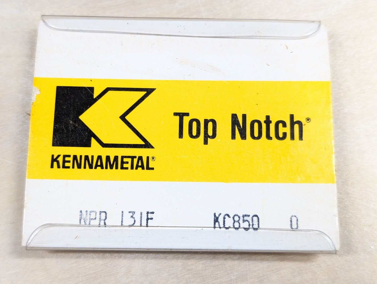 5 Kennametal 1163381 NPR 131F  NPR131F Top Notch KC850 NOS Carbide Inserts 