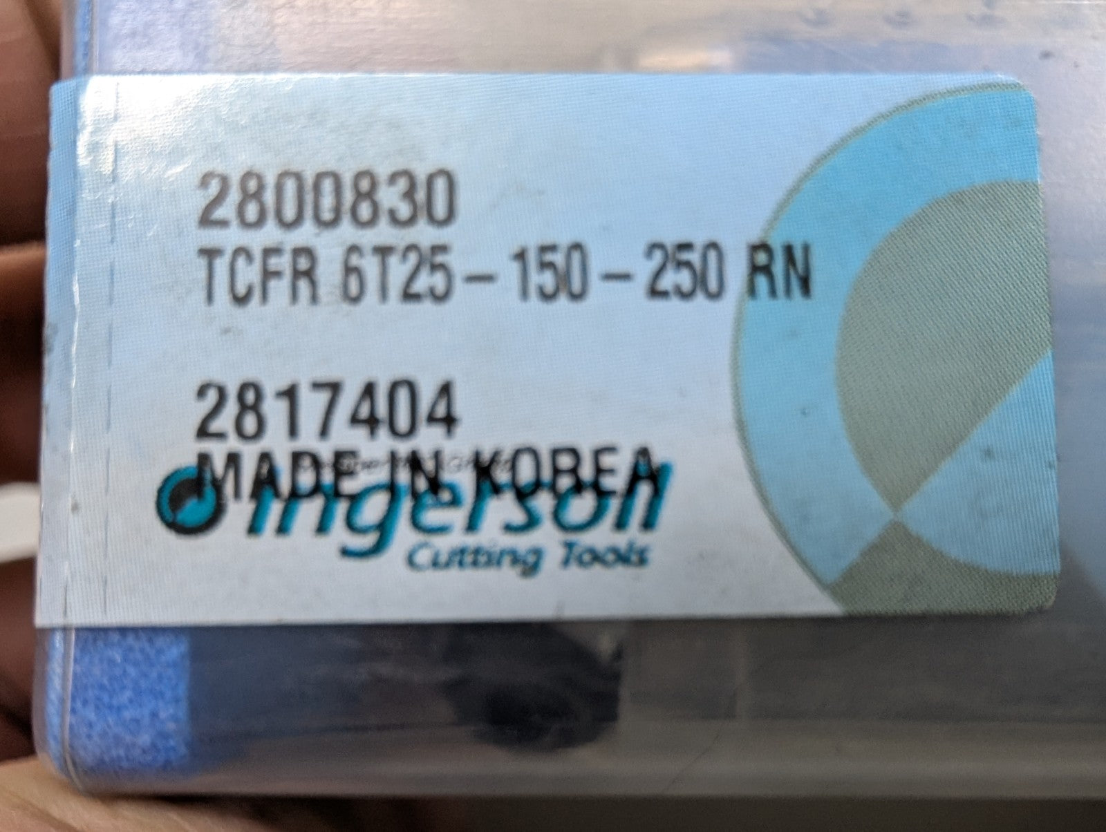 Ingersoll CNC Modular Lathe Adapter+Insert TClampUltra 6T25 Grooving Holder