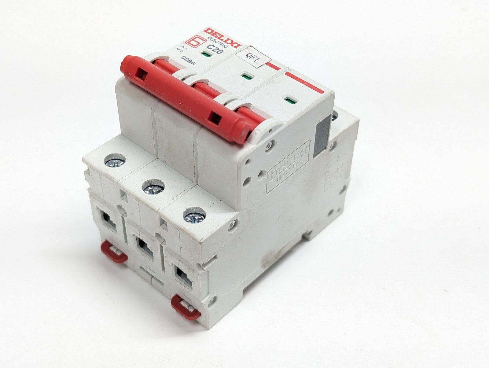 1Pcs New For DELIXI Air Switch Circuit Breaker DZ47s C20 3P 20A 3 Pole