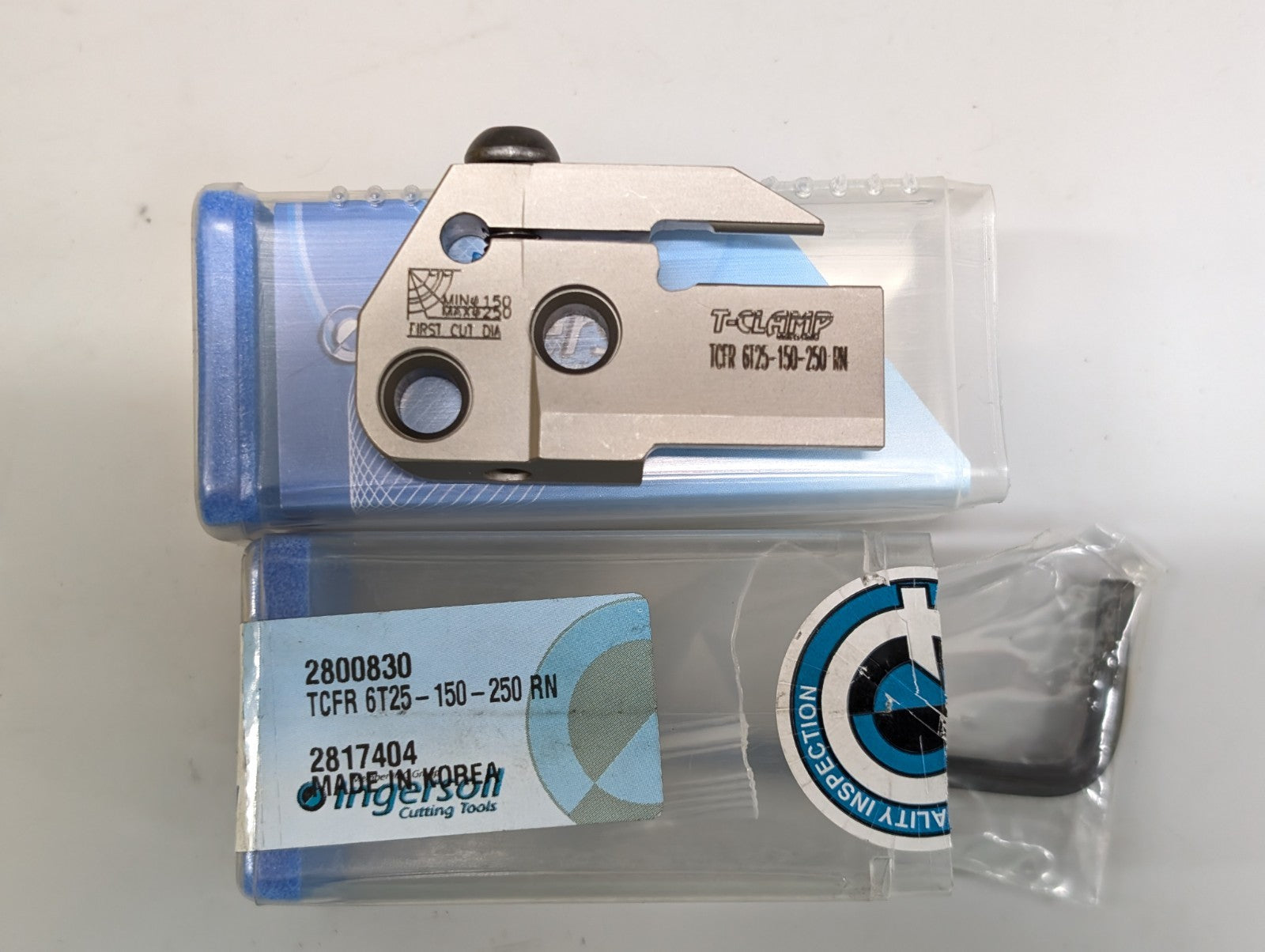 NEW Ingersoll CNC Modular Lathe Adapter+Inserts TClampUltra 6T25 Grooving Holder