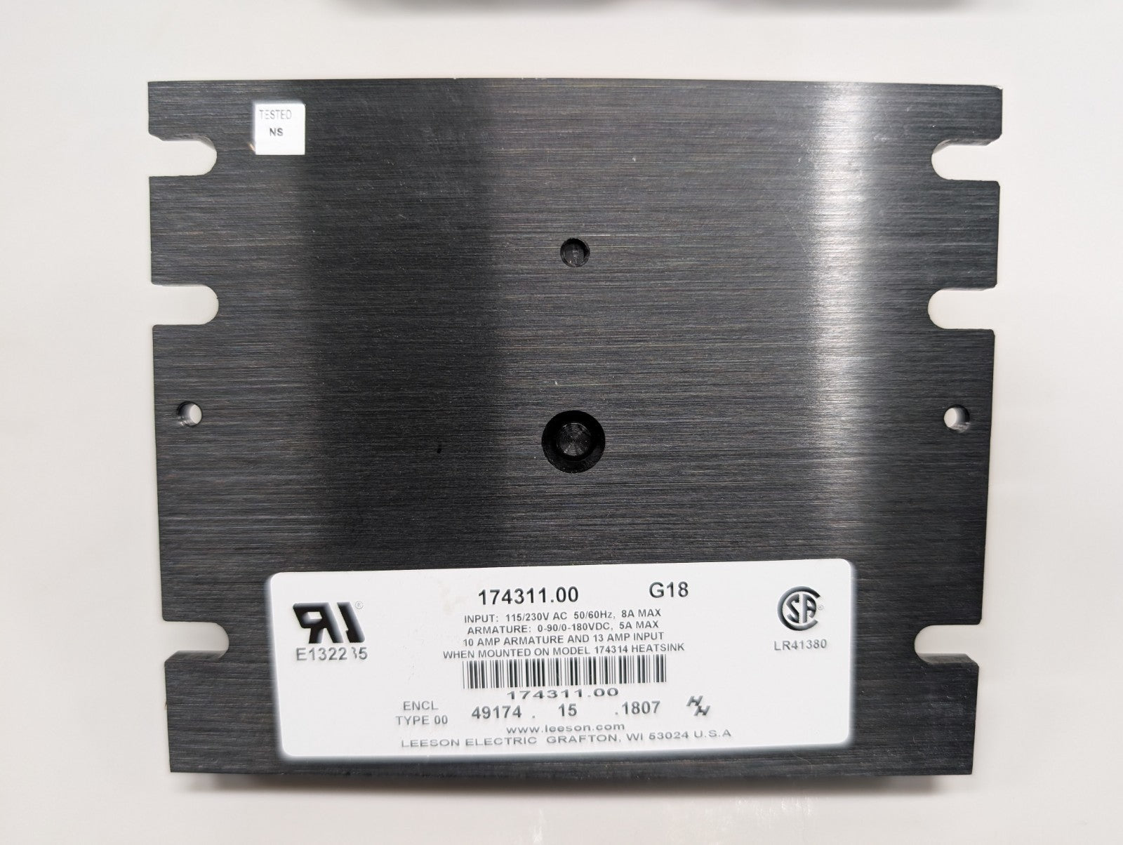 Leeson Speedmaster 174311.00 DC Motor Speed Controller 115/230V 