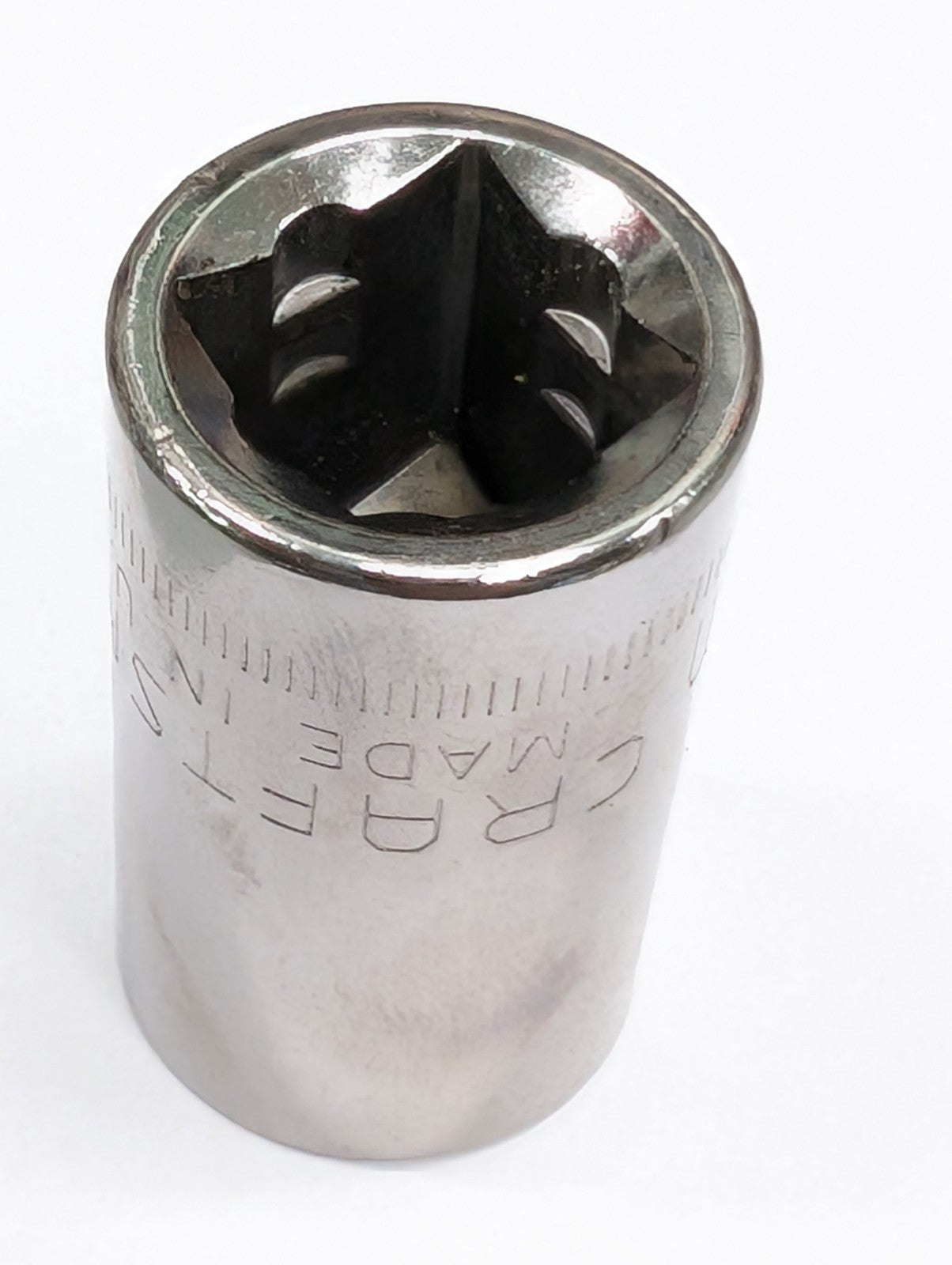 Craftsman USA Socket 17mm Metric  Shallow 12 Point 1/2" Drive 44257 G1