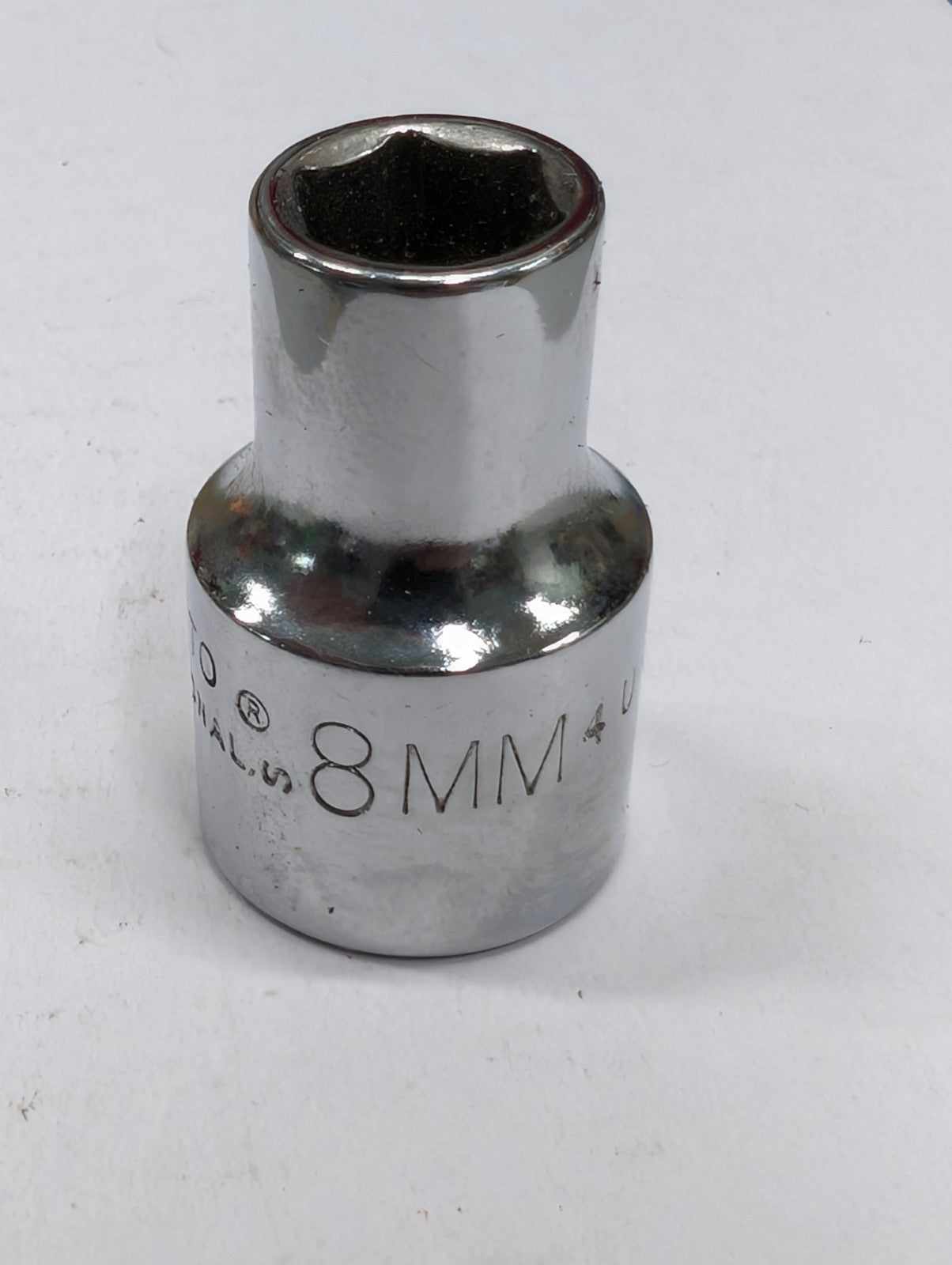 Proto USA Socket 8mm Metric Shallow 6 Point 1/4" Drive 5208MH