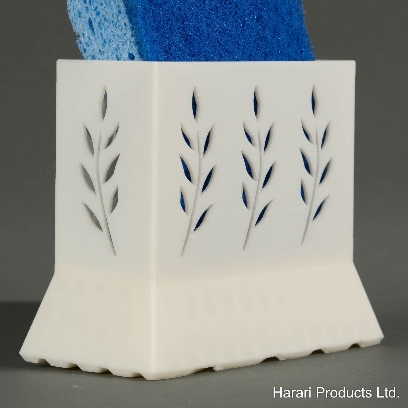 Countertop Dish Sponge Holder Antimicrobial Ventilated Biodegradable Plastic USA