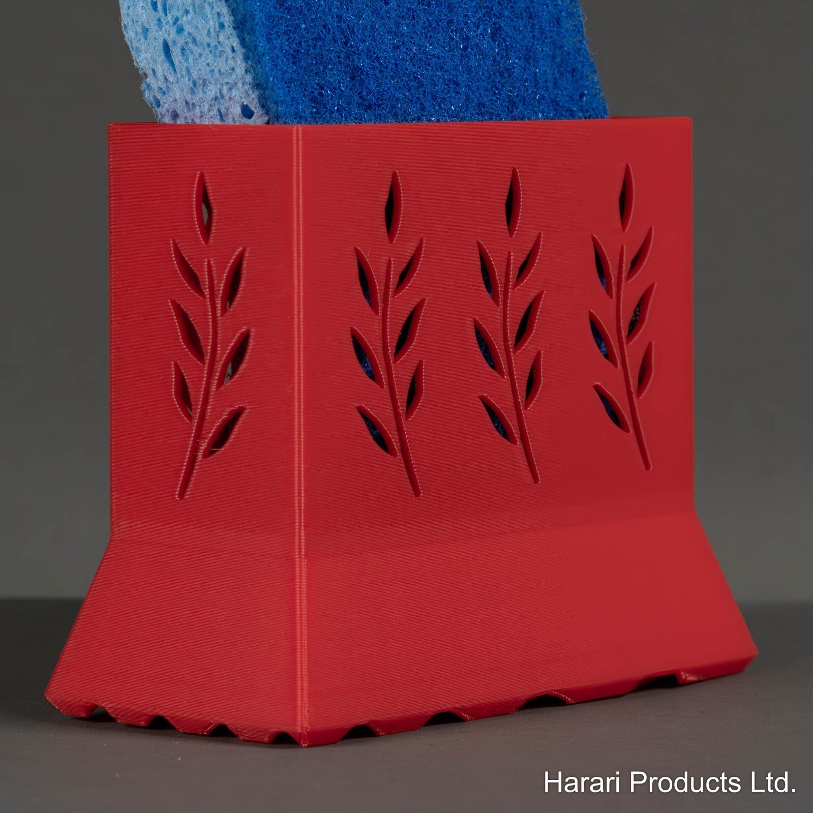Countertop Dish Sponge Holder Antimicrobial Ventilated Biodegradable Plastic USA