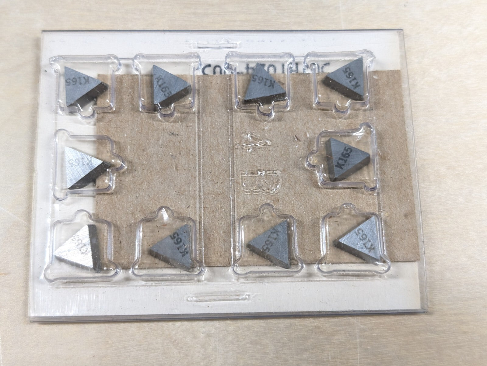 10 Kennametal TGP-222 TGPN K165 JC NOS Carbide Inserts 