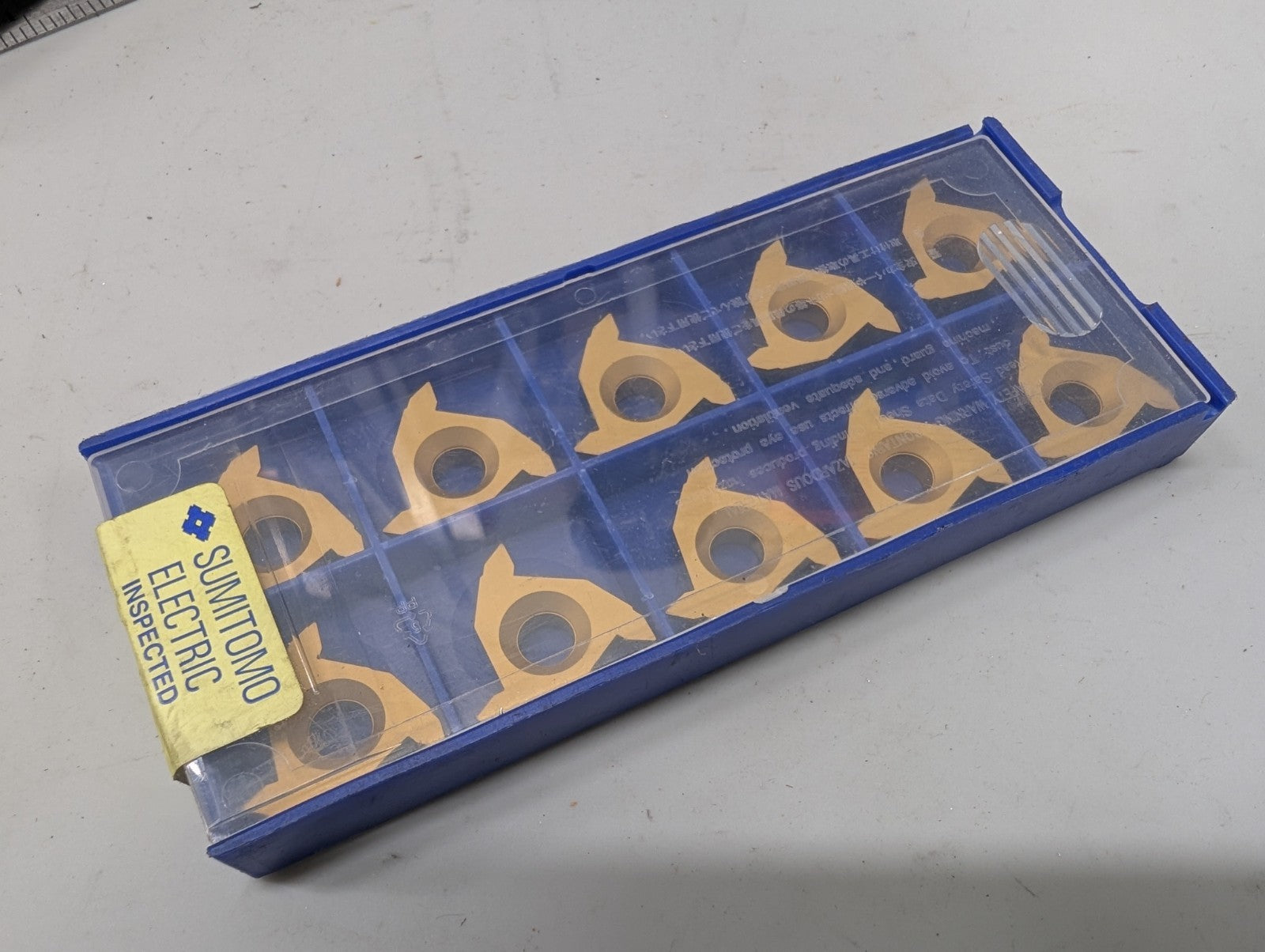 10x Sumitomo 22ER A60 ACK200 60° Threading Inserts H6121 C2123 TAT61517 Japan