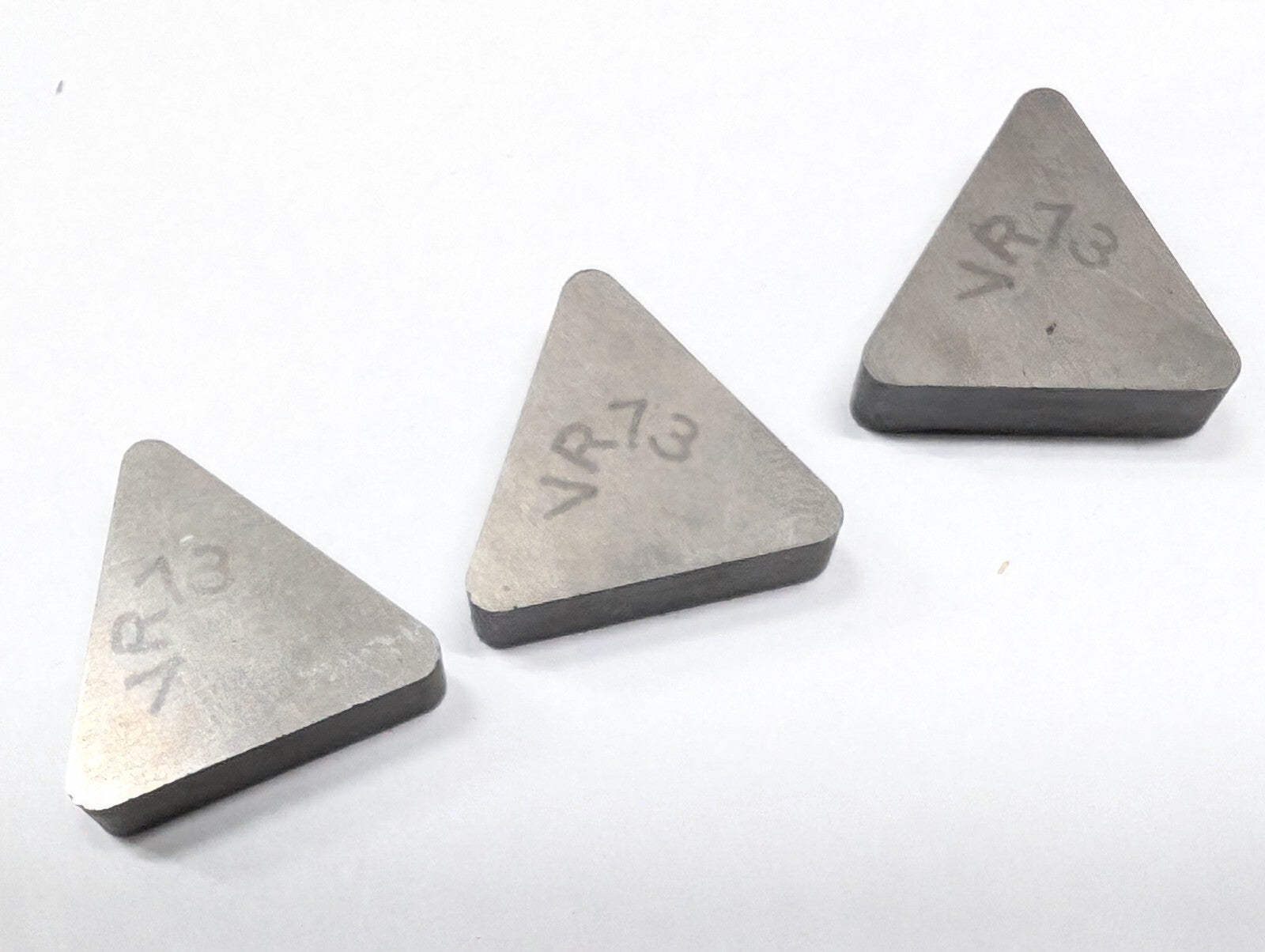 3 TNC VR73 Carbide Inserts .25" .75" Triangular VR/Wesson