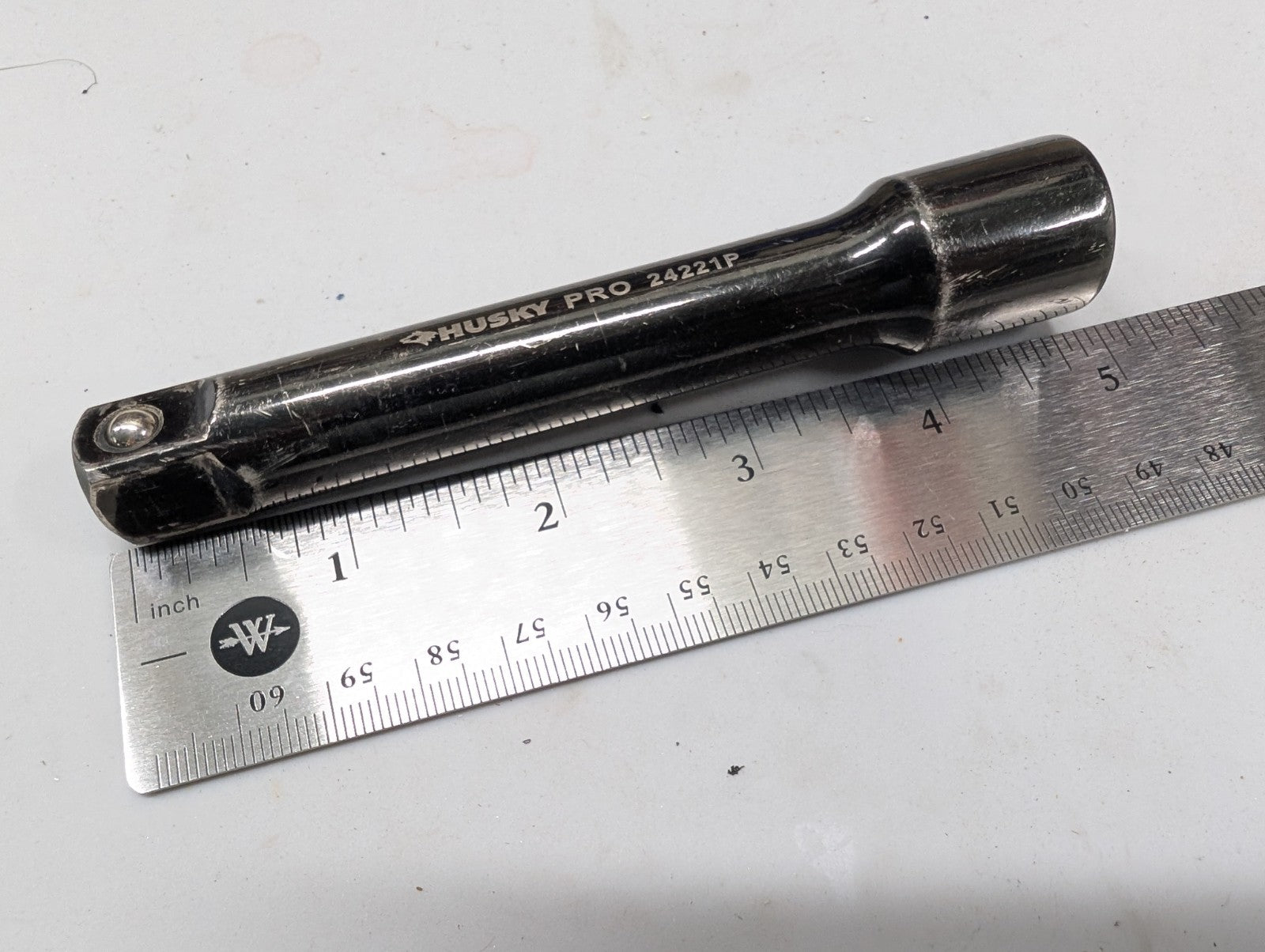Husky Pro Black Chrome 5" Long 1/2" Drive Socket Extension 24221P