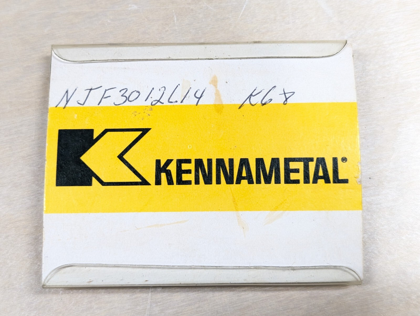 2 Kennametal NJF 3012L14 K68 NOS Carbide Threading Inserts 