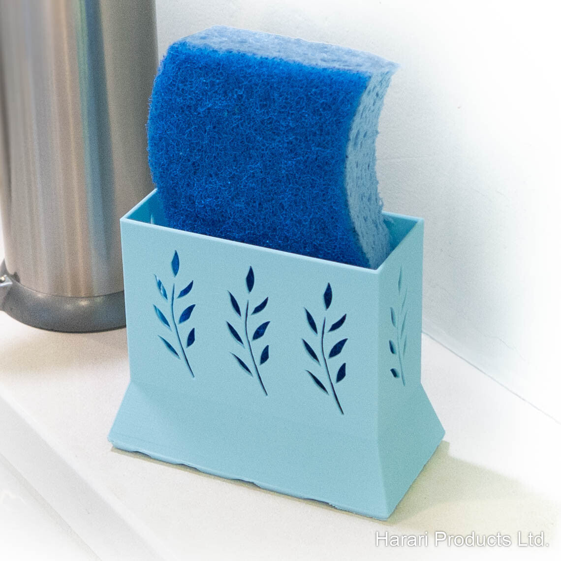Countertop Dish Sponge Holder Antimicrobial Ventilated Biodegradable Plastic USA
