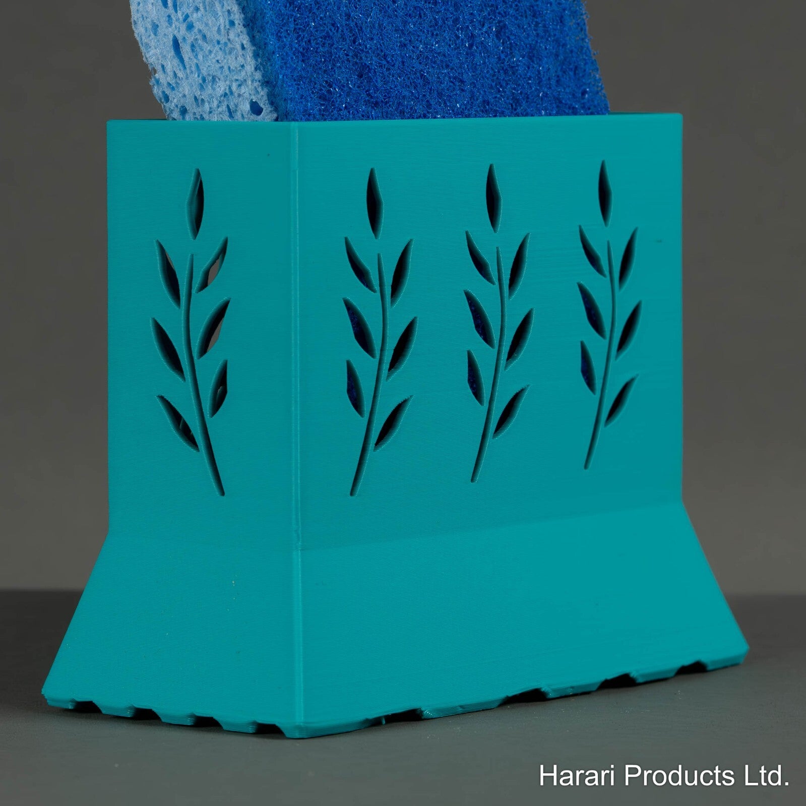 Countertop Dish Sponge Holder Antimicrobial Ventilated Biodegradable Plastic USA
