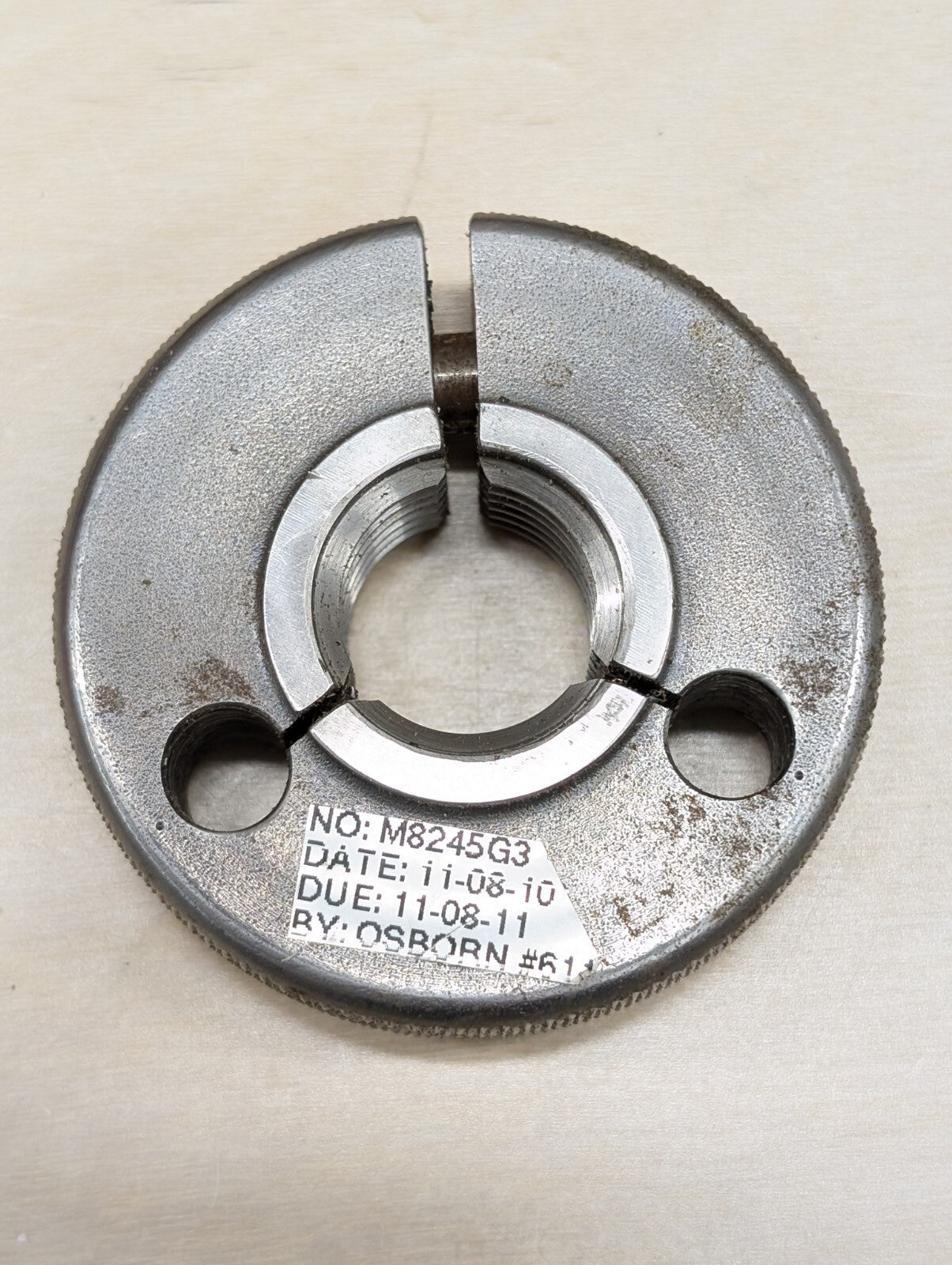 OSBORN UK DIE M20x2.5 Threading NOS M8245G3 18.334 13592 13593 60GJ45 60GJ44 B