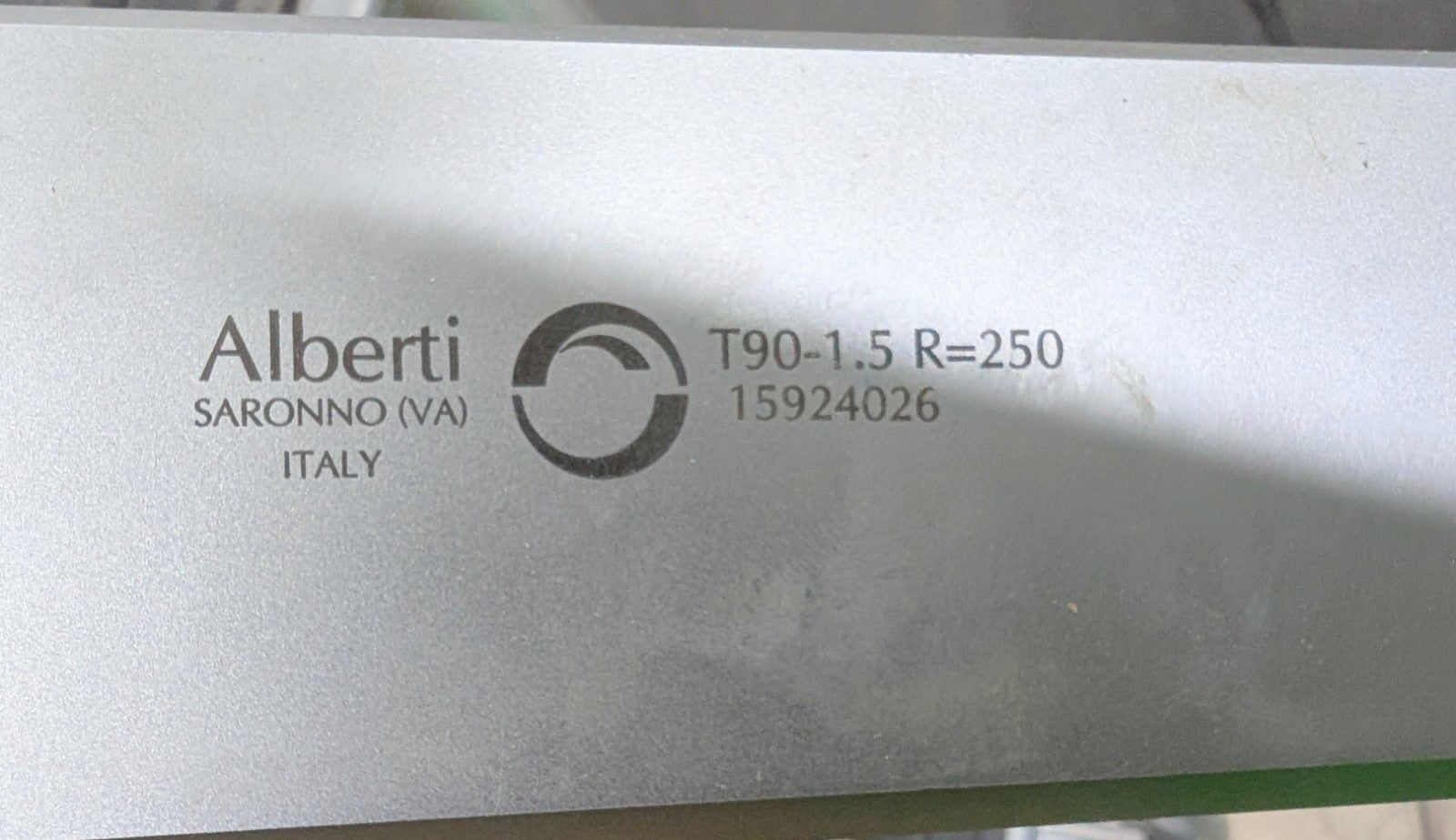 Alberti T90-1.5 Parallel Offset Angle Head R=250 Smart Change ER16 CNC Milling