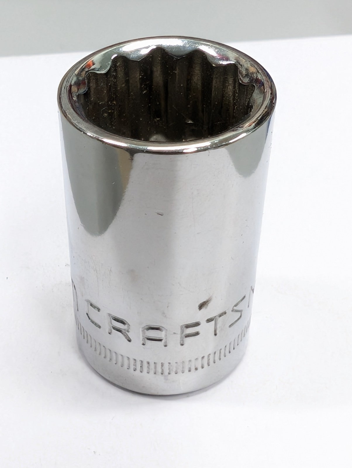 Craftsman Socket 15mm Metric  Shallow 12 Point 1/2" Drive 44257 G1