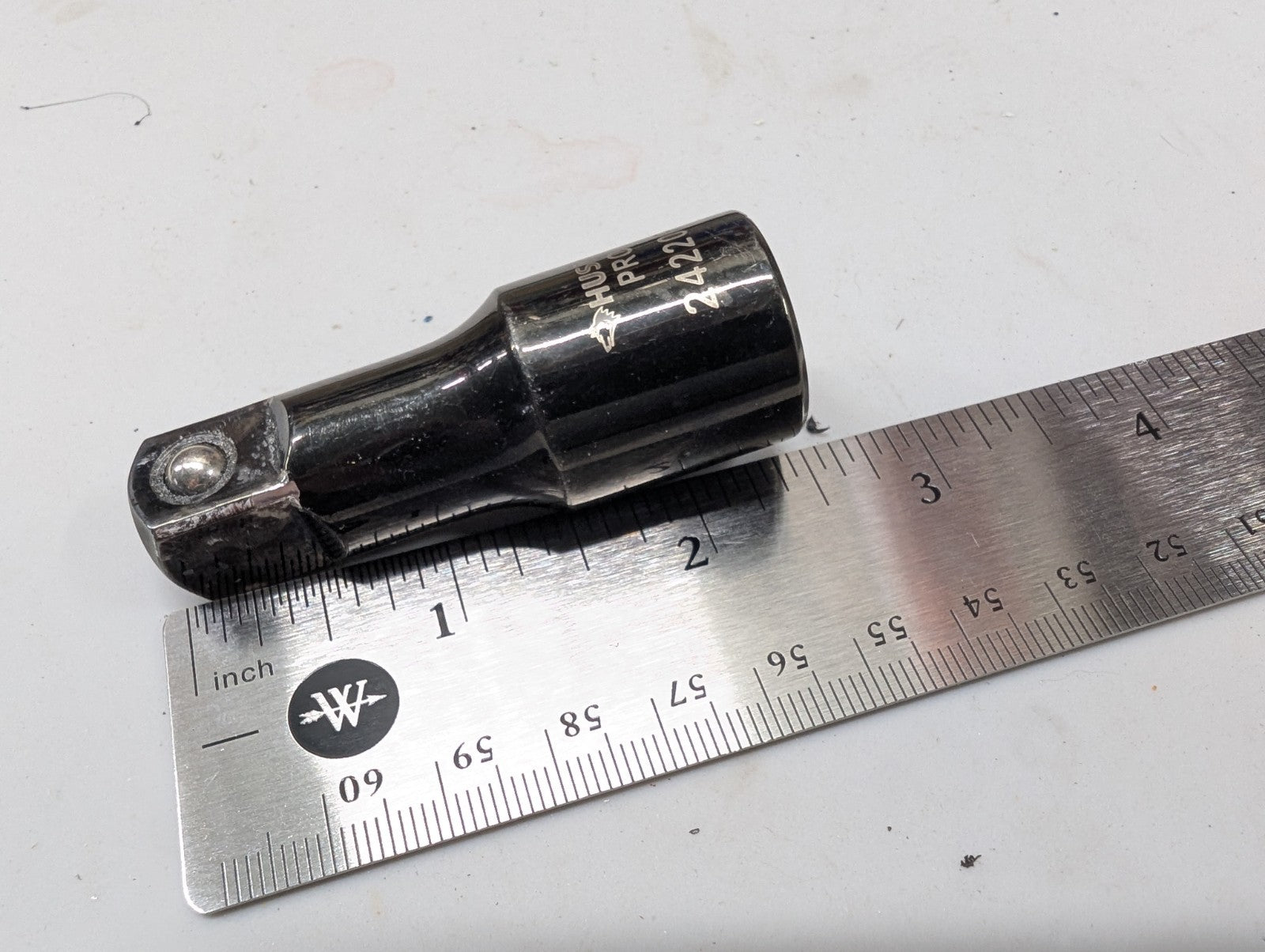 Husky Pro Black Chrome 2.5" Long 1/2" Drive Socket Extension 24220P