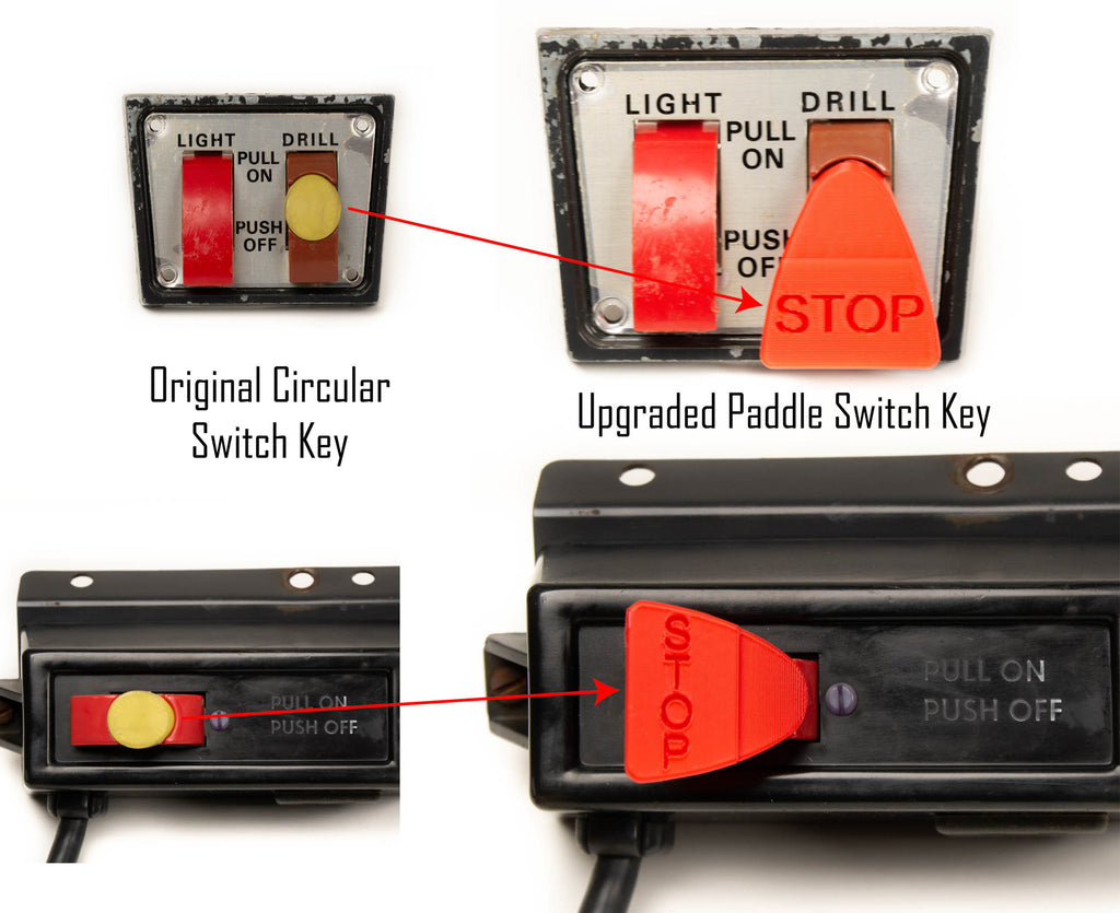 ToolCandy™ Larger Paddle Safety Switch Key for Craftsman Tools 60256