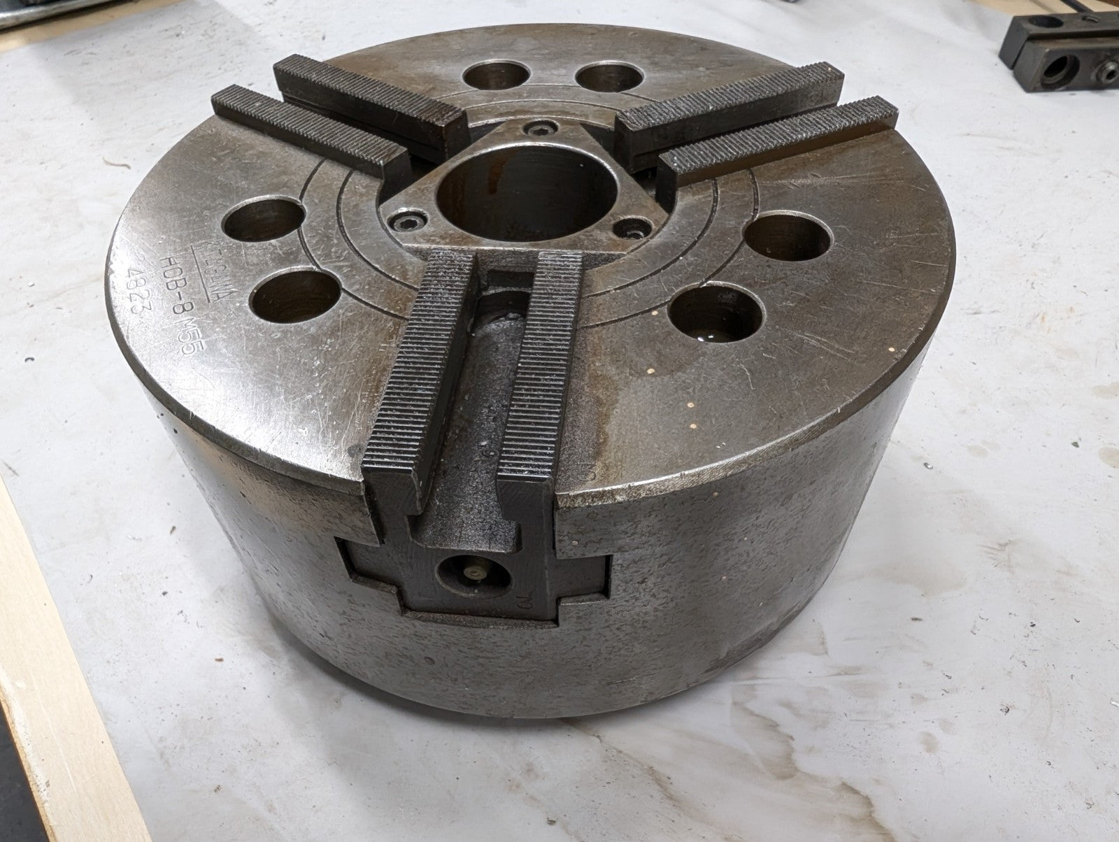 KITAGAWA HOB-8 M55 CNC LATHE 8" INCH 3 JAW Hydraulic POWER CHUCK