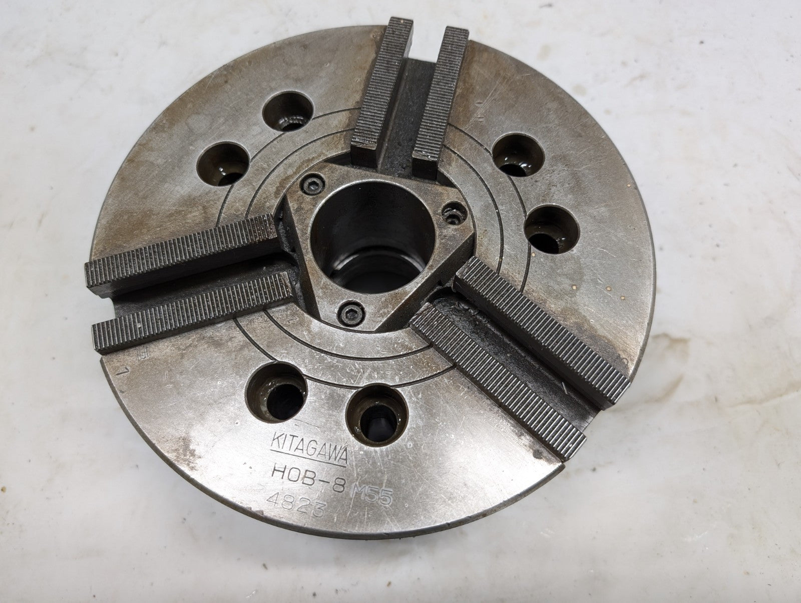 KITAGAWA HOB-8 M55 CNC LATHE 8" INCH 3 JAW Hydraulic POWER CHUCK