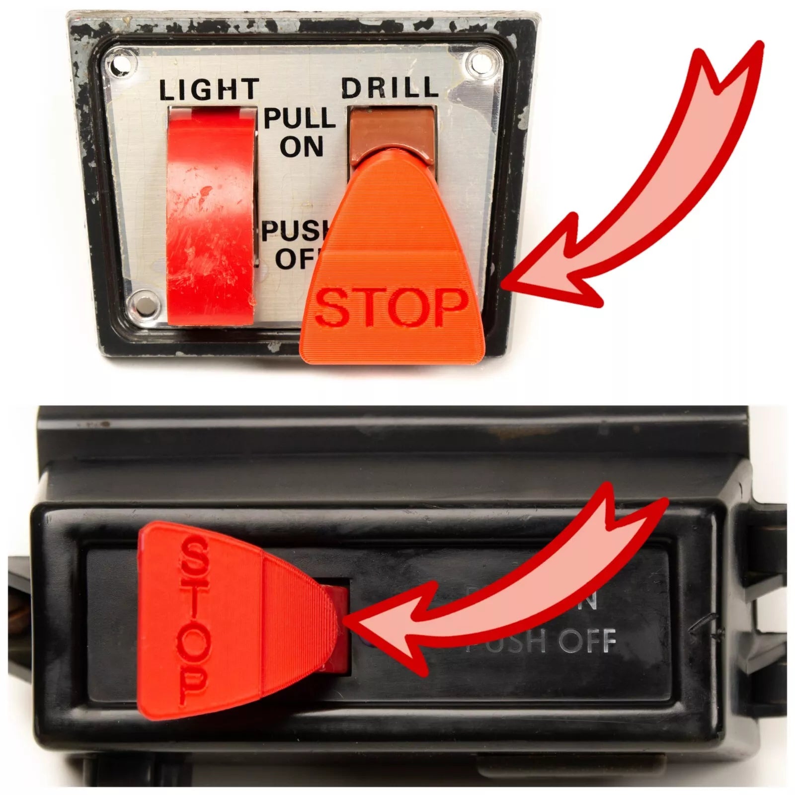 ToolCandy™ Larger Paddle Safety Switch Key for Craftsman Tools 60256