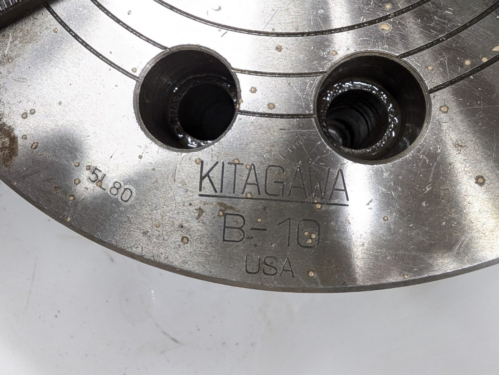 KITAGAWA B-10 CNC LATHE 10" 3 JAW Hydraulic POWER CHUCK Replaced By B-210