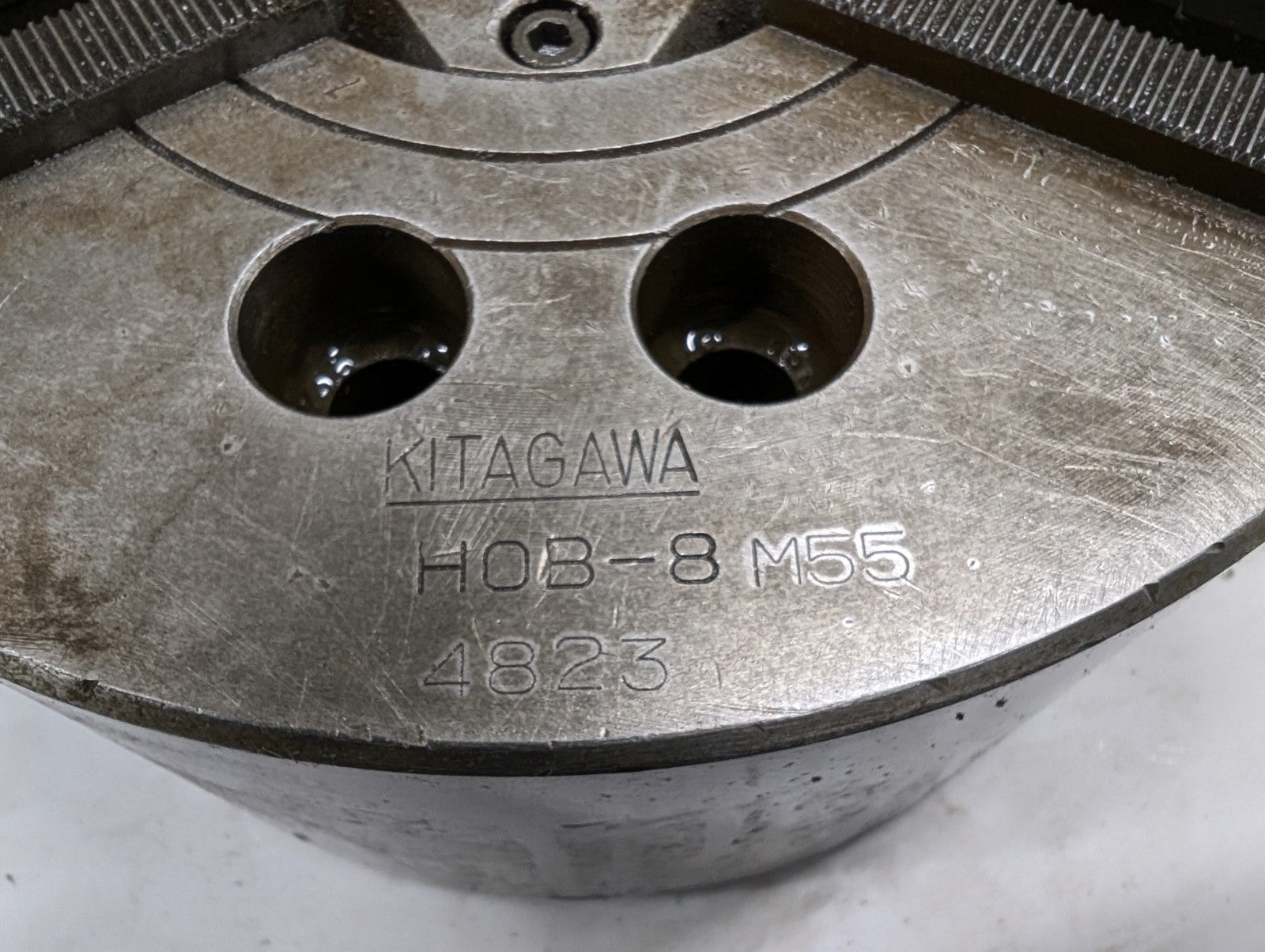 KITAGAWA HOB-8 M55 CNC LATHE 8" INCH 3 JAW Hydraulic POWER CHUCK