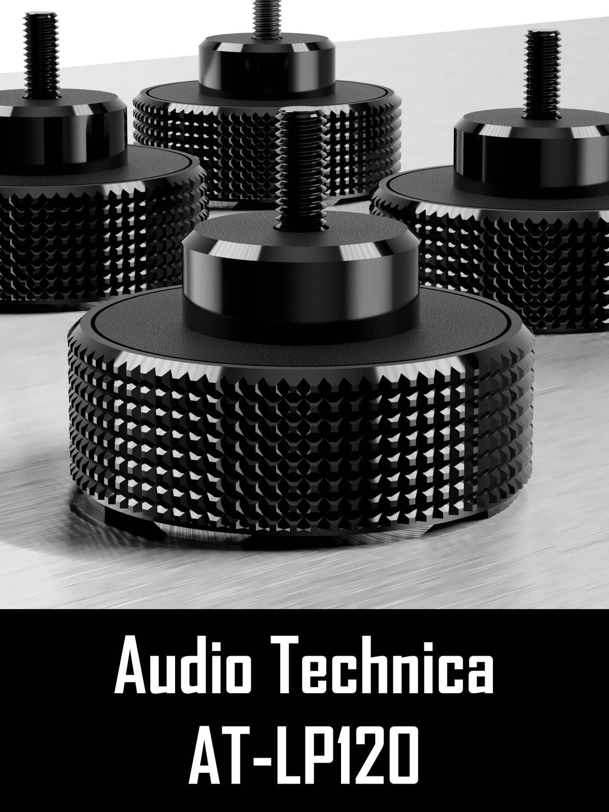 SpinCandy™ Turntable Isolation Feet for Audio Technica AT-LP120