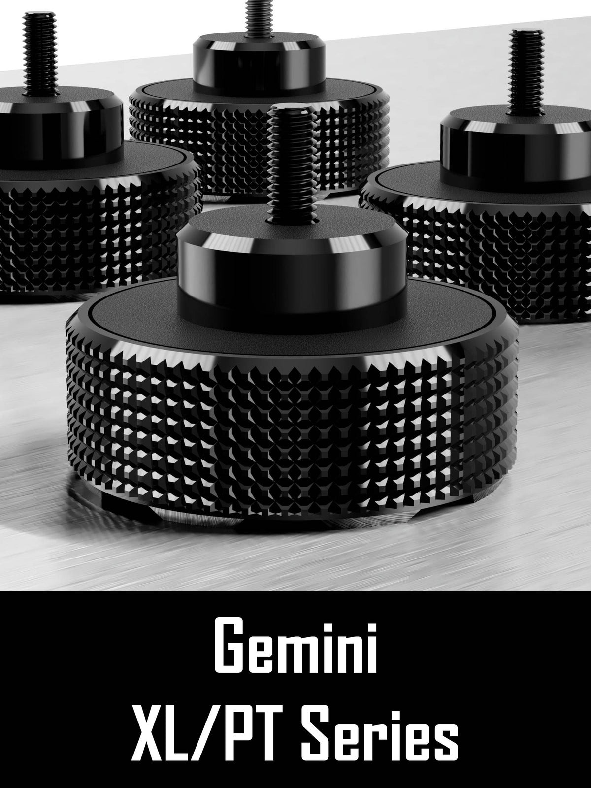 SpinCandy™ Turntable Isolation Feet for Gemini PT/XL Turntables