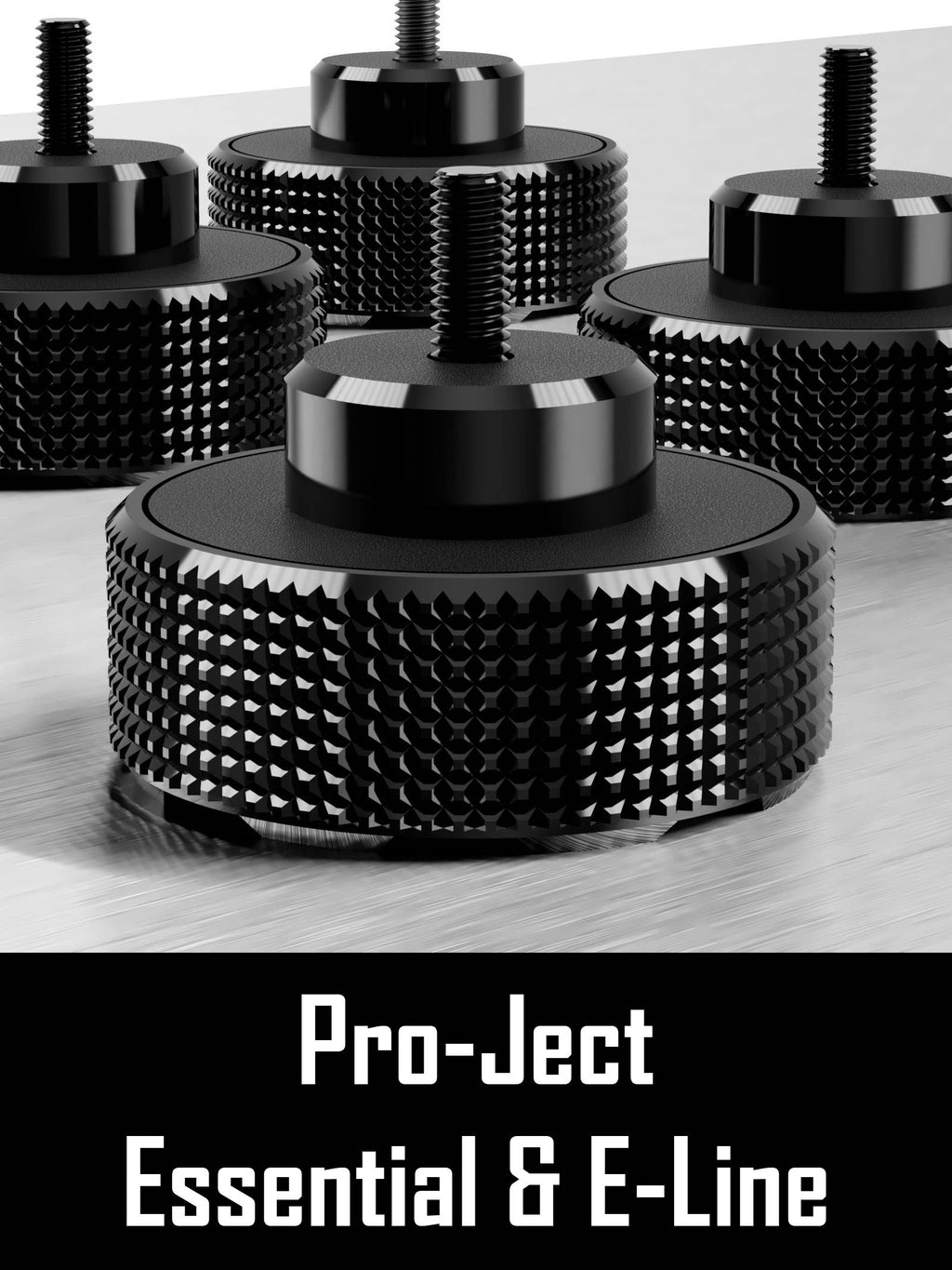 SpinCandy™ Turntable Isolation Feet for Pro-Ject Essential & E-line
