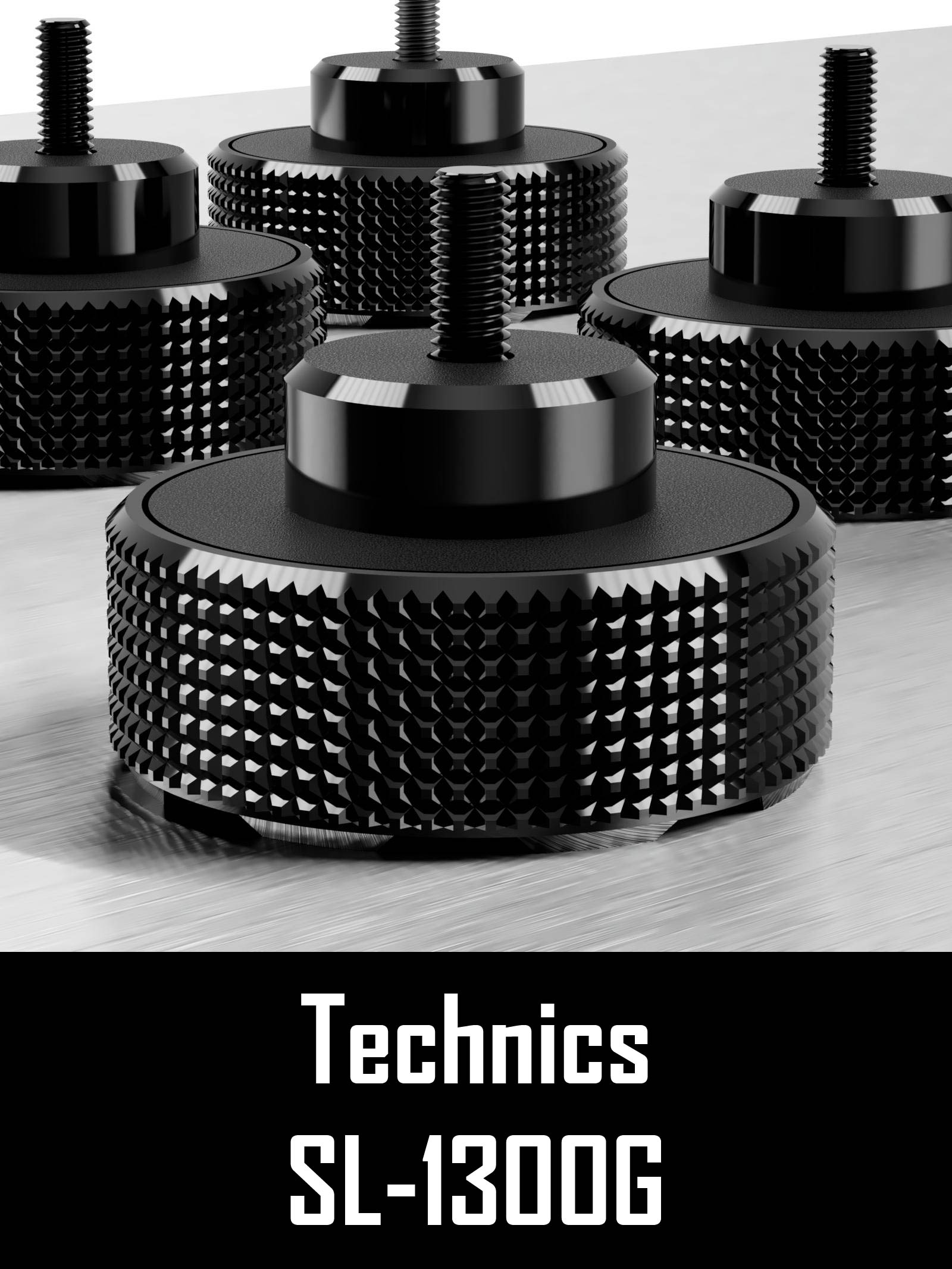 SpinCandy™ Turntable Isolation Feet for Technics SL-1300G